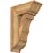 Ekena Millwork Balboa Traditional Rough Sawn Bracket w/ Offset Brace, Western Red Cedar, 8"W x 18"D x 26"H BKT0806X18X26BOA01RWR - alternate 1